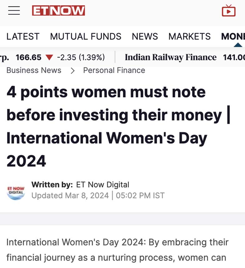 4 points women must note before investing their money | International Women's Day 2024